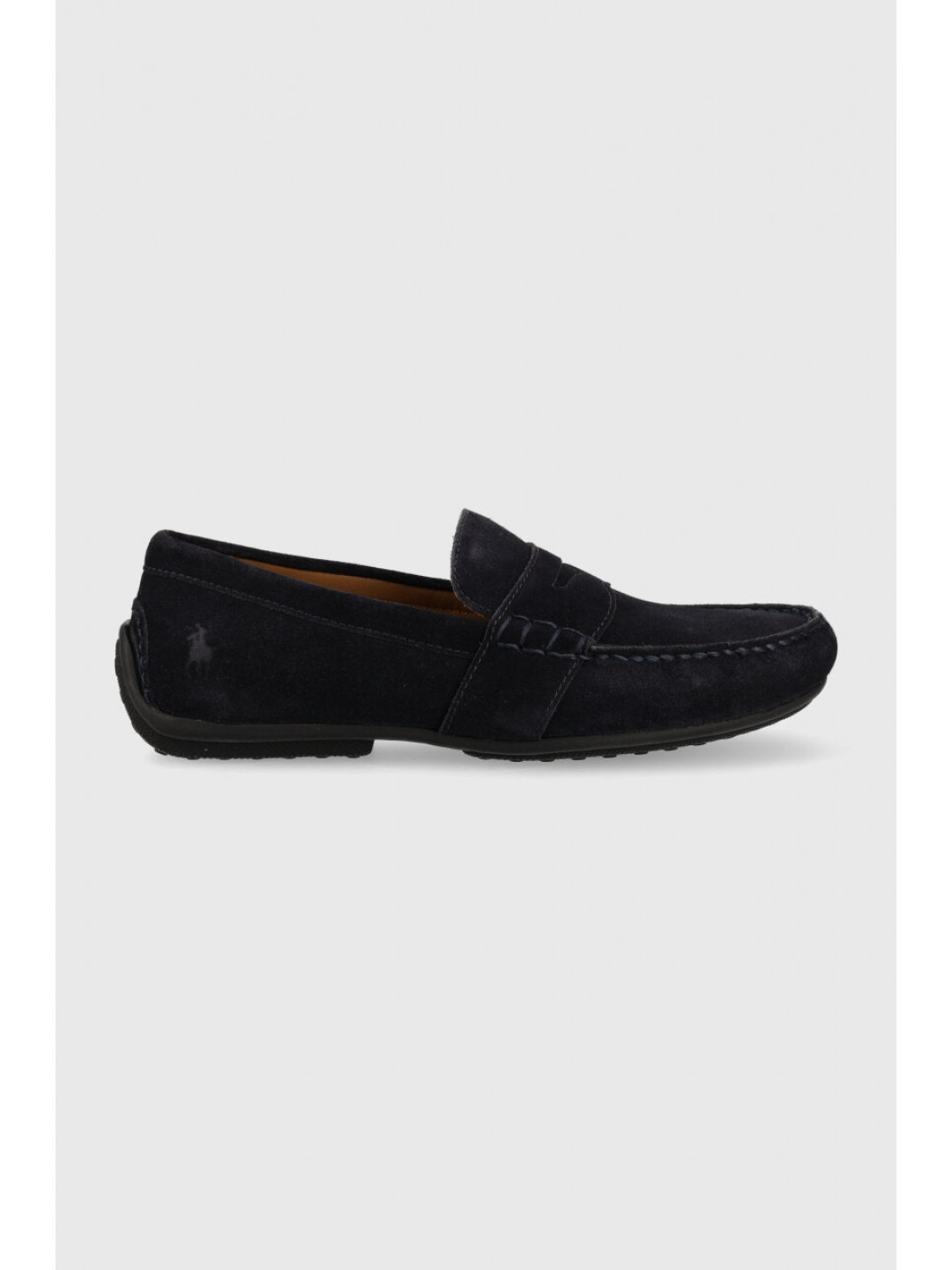 Semišové mokasíny Polo Ralph Lauren Reynold pánské tmavomodrá barva